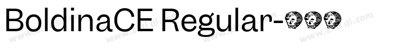BoldinaCE Regular字体转换